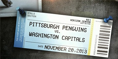 NHL 13/14, RS: Pittsburgh Penguins vs. Washington Capitals