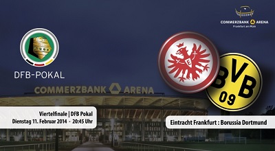 Кубок Германии 2013-14 / DFB Pokal / 1/4 Финала / Айнтрахт Ф - Боруссия Д