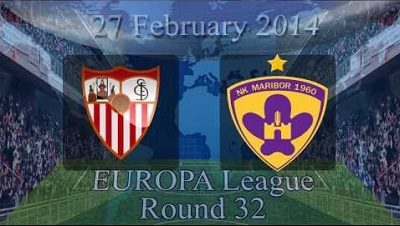 Севилья - Марибор обзор матча (27.02.2014)