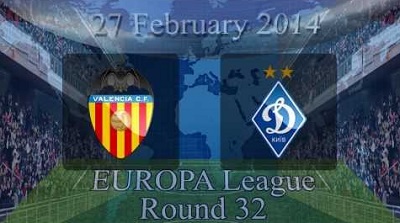 Лига Европы 2013-14 / 1/16 финала / Ответный матч / Валенсия - Динамо Киев