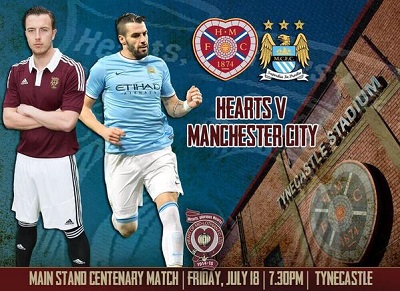 Товарищеский матч 2014 | Хартс - Манчестер Сити повтор матча