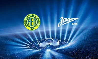 Лига Чемпионов 2014/15: АЕЛ – Зенит повтор матча