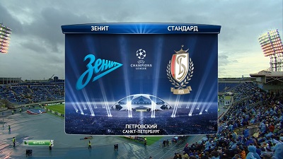 Лига Чемпионов 2014/15: Зенит - Стандард повтор матча