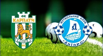 Карпаты - Днепр обзор матча (08.03.2015)