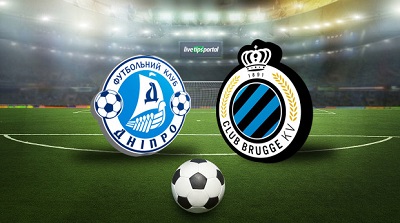 Лига Европы 2014/15: Днепр - Брюгге повтор матча