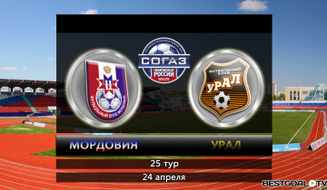 Мордовия - Урал обзор матча (24.04.2015)