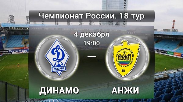 Динамо М - Анжи обзор матча (04.12.2015)