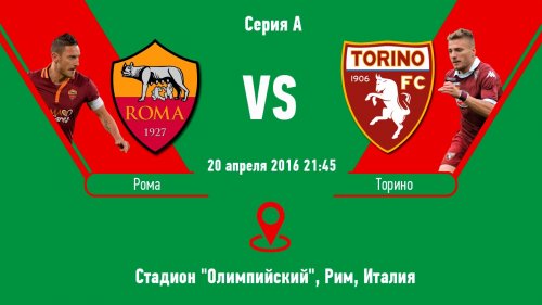 Рома - Торино обзор матча (20.04.2016)
