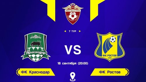 Краснодар - Ростов обзор матча (18.09.2016)