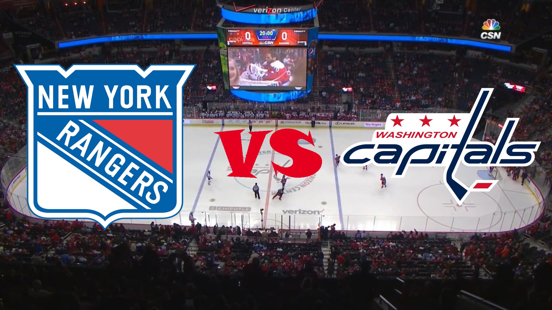 NHL 16/17, RS: New York Rangers - Washington Capitals (22.10.2016)