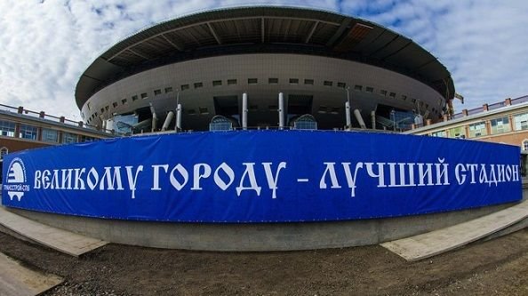 Новая арена Зенита ушла под воду