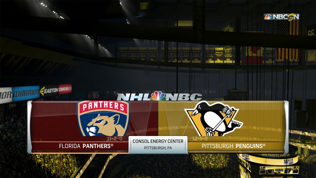 NHL 17/18, RS: Pittsburgh Penguins - Florida Panthers (20.10.2017)