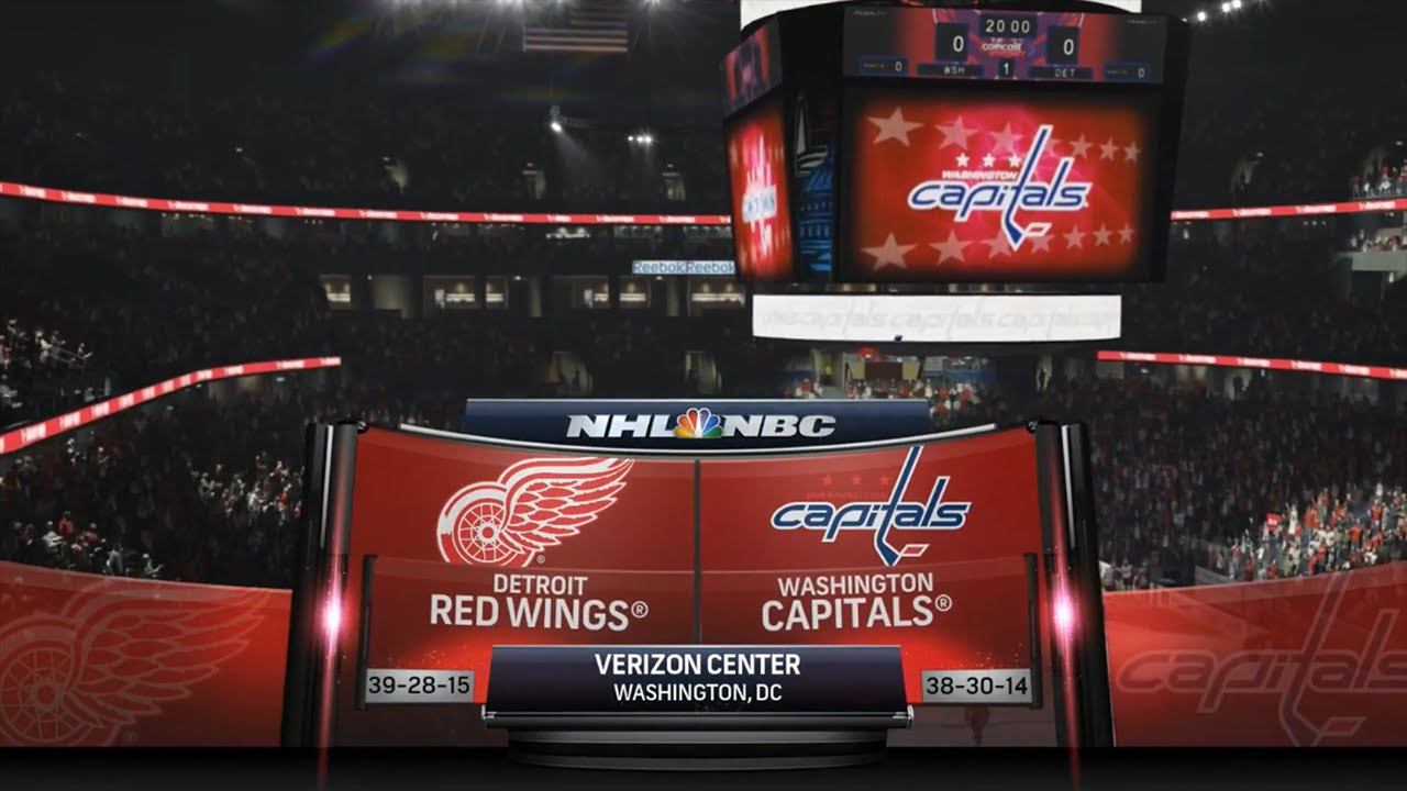 NHL 17/18, RS: Washington Capitals - Detroit Red Wings (20.10.2017)
