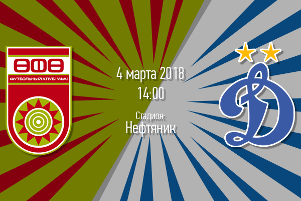Уфа - Динамо М обзор матча (04.03.2018)
