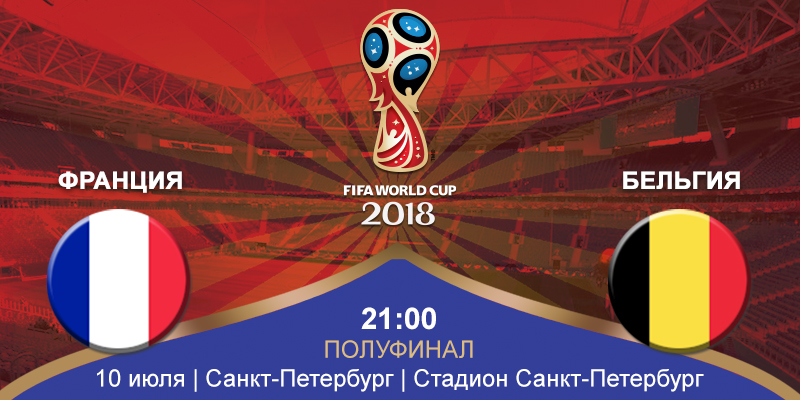 Франция - Бельгия (10.07.2018) | Чемпионат Мира 2018