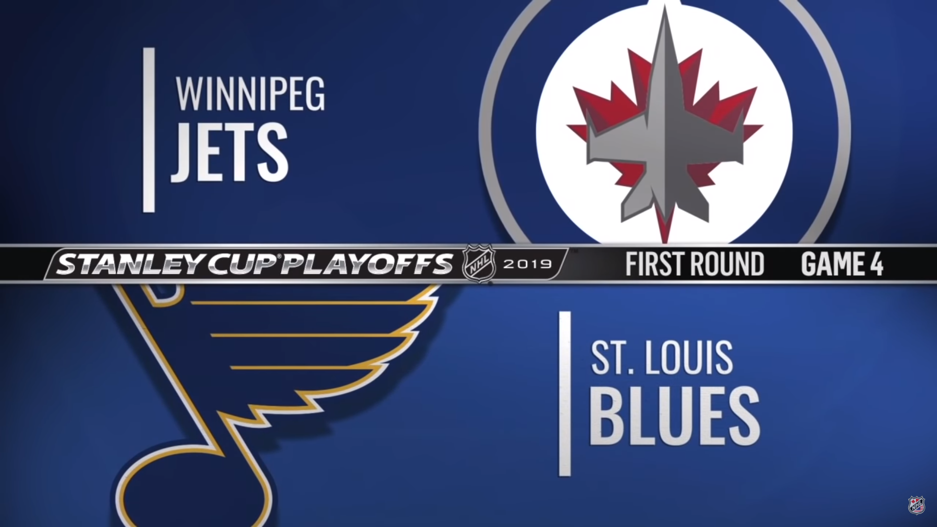 NHL 18/19, SC Round 1, Game 4: Winnipeg Jets - St. Louis Blues (16.04.2019)