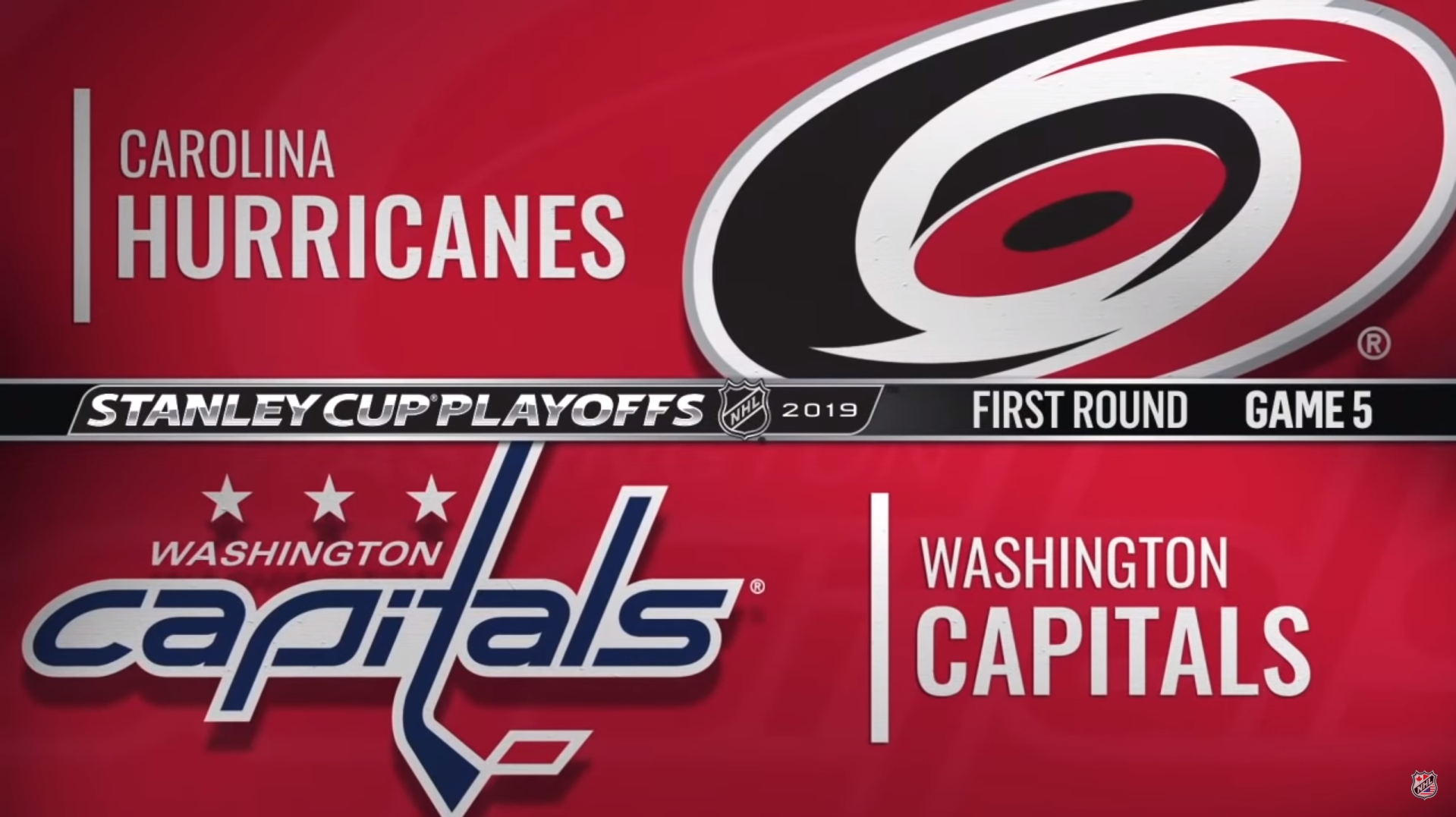 NHL 18/19, SC Round 1, Game 5: Carolina Hurricanes - Washington Capitals (20.04.2019)