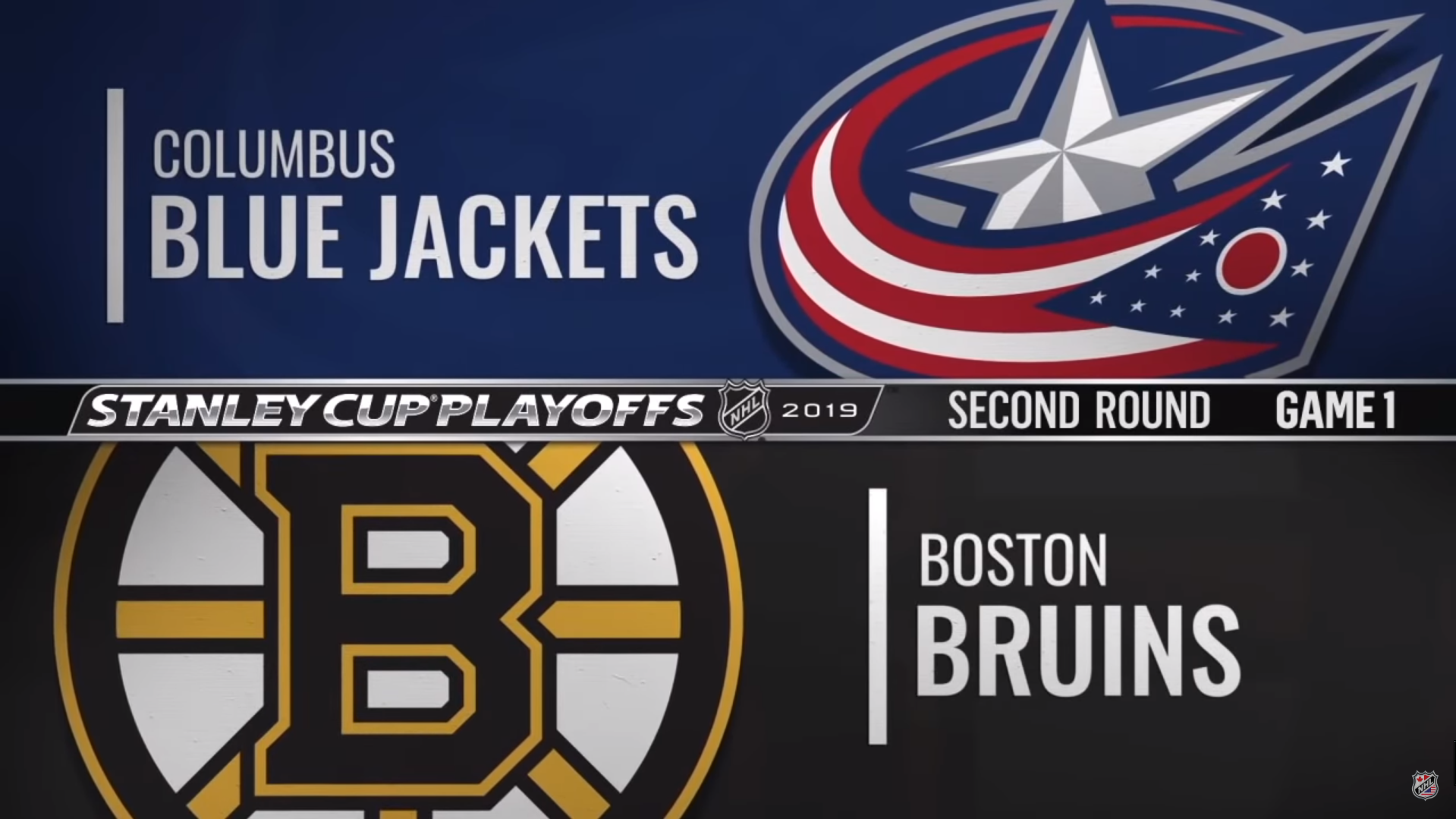 NHL 18/19, SC Round 2, Game 1: Columbus Blue Jackets - Boston Bruins (25.04.2019)