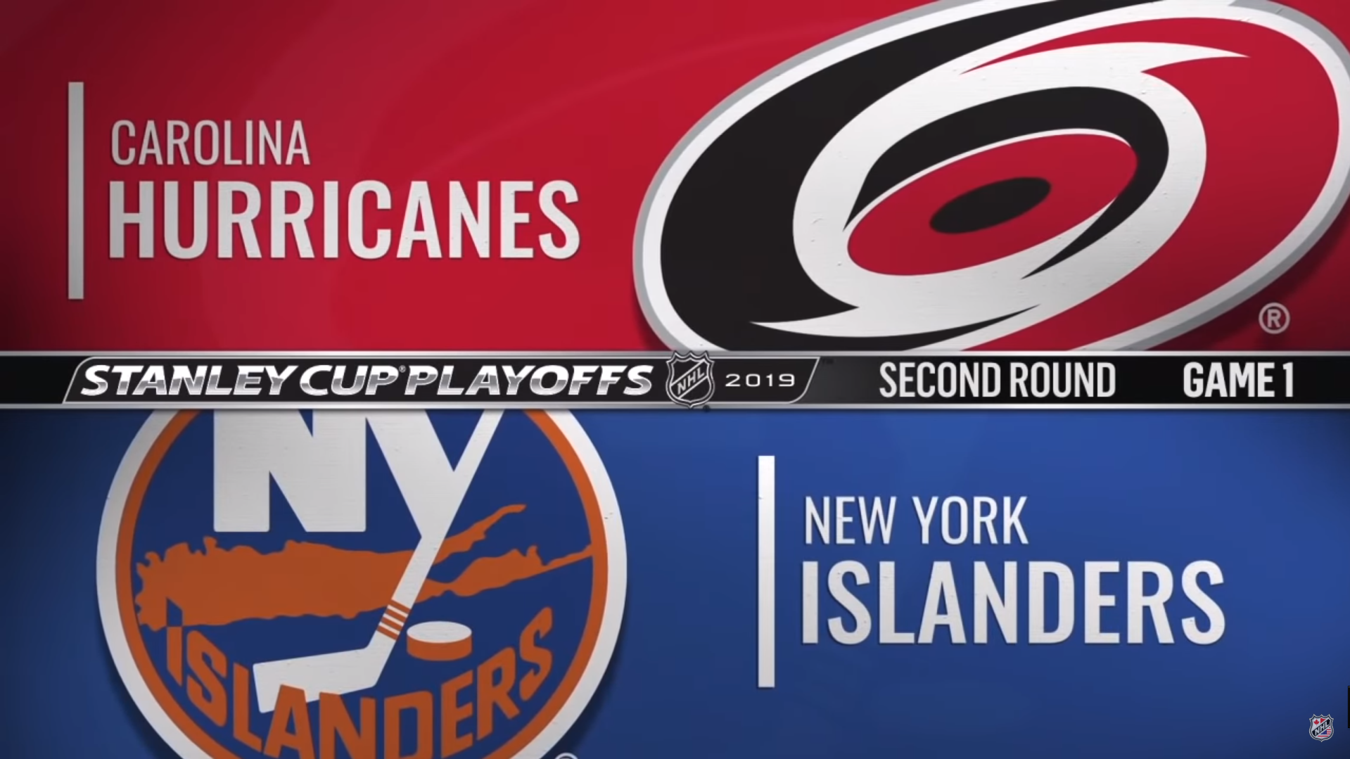 NHL 18/19, SC Round 2, Game 1: Carolina Hurricanes - New York Islanders (26.04.2019)