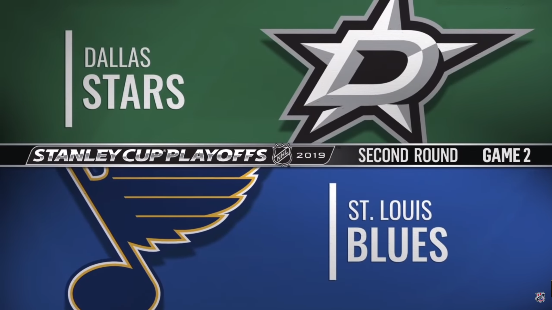 NHL 18/19, SC Round 2, Game 2: Dallas Stars - St. Louis Blues (27.04.2019)