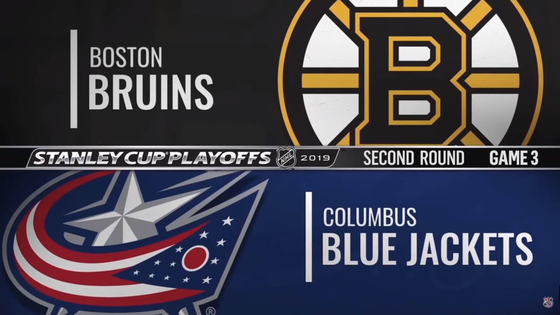 NHL 18/19, SC Round 2, Game 3: Boston Bruins - Columbus Blue Jackets (30.04.2019)