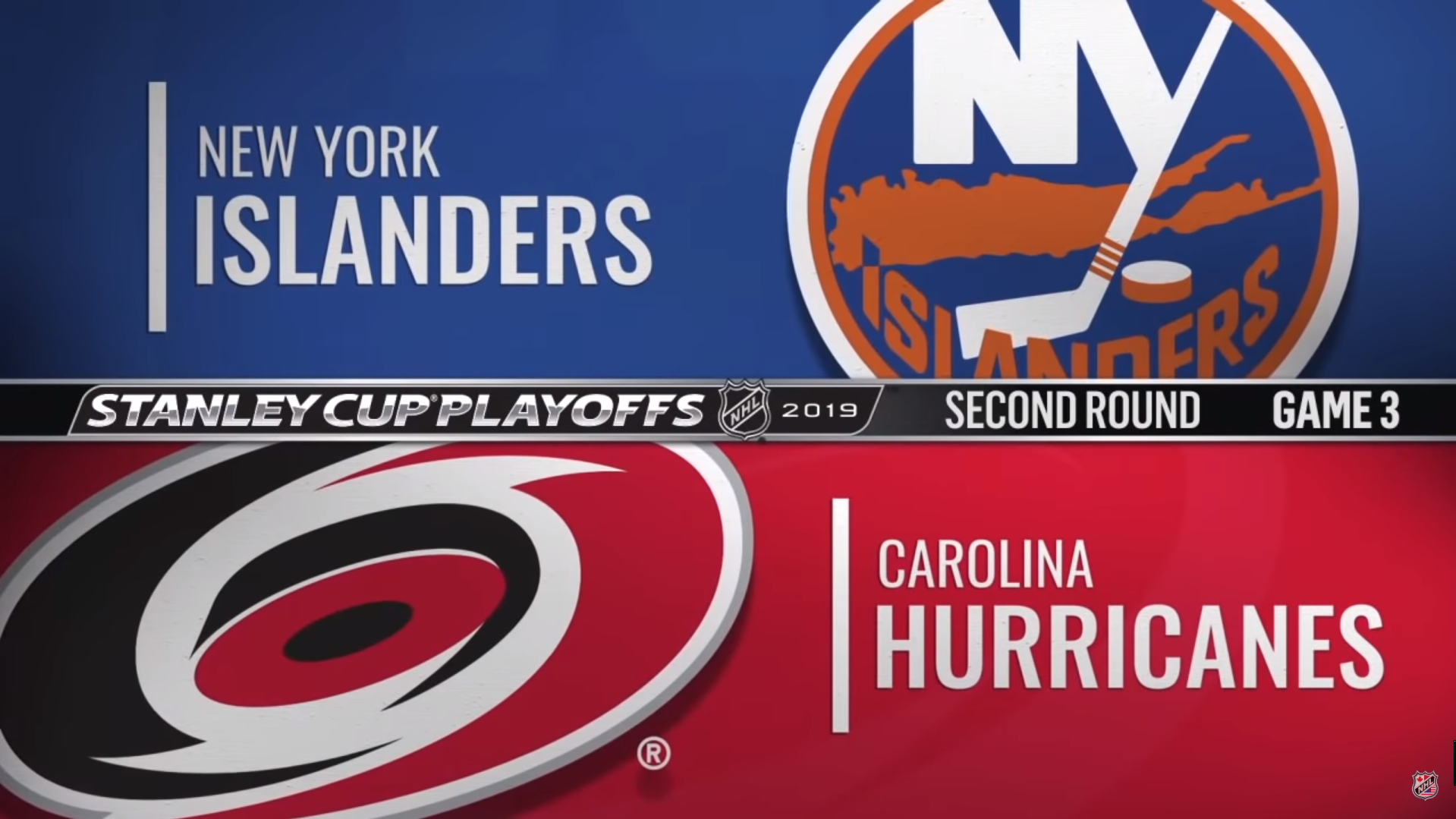NHL 18/19, SC Round 2, Game 3: New York Islanders - Carolina Hurricanes (01.05.2019)