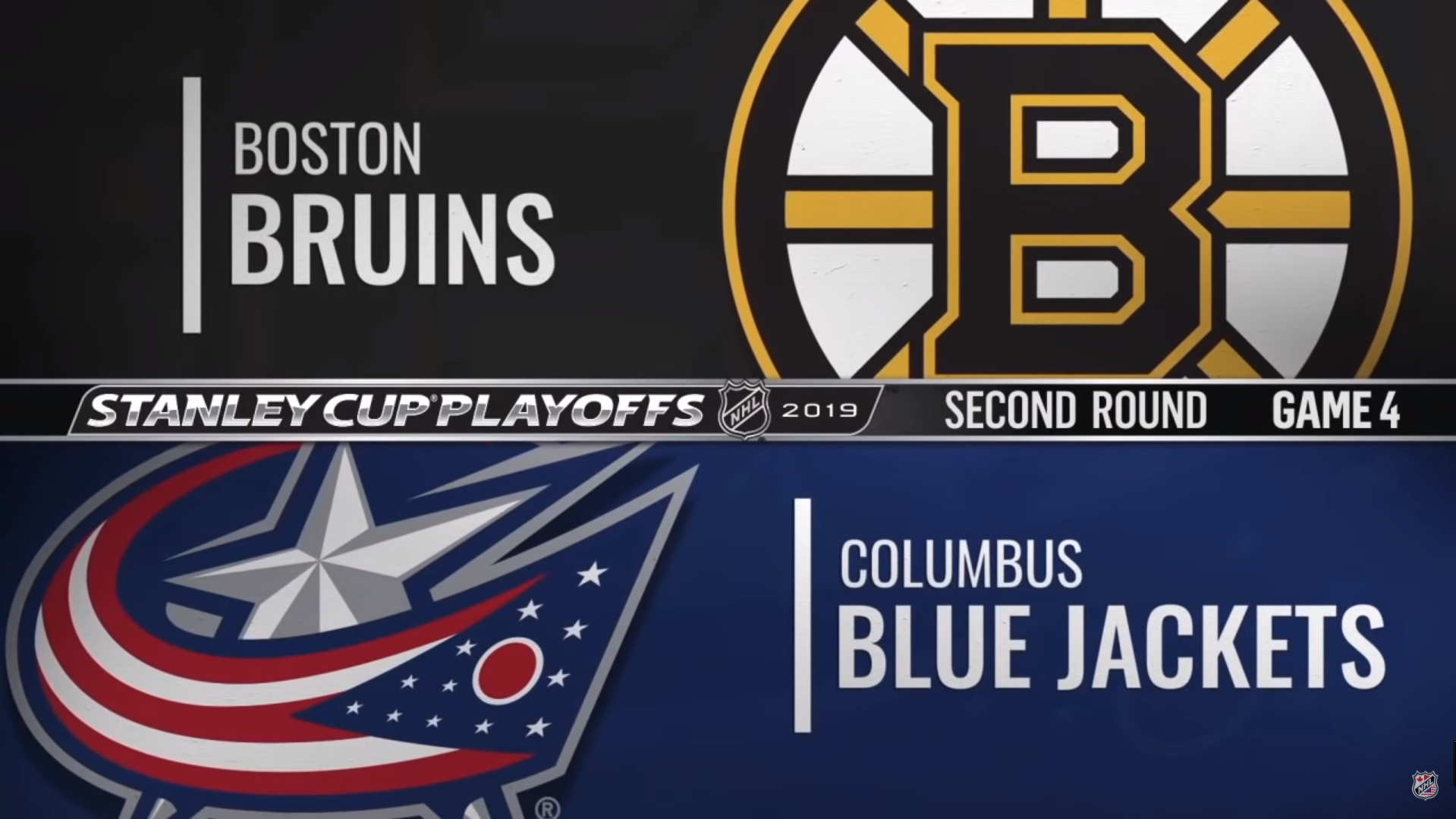 NHL 18/19, SC Round 2, Game 4: Boston Bruins - Columbus Blue Jackets (02.05.2019)