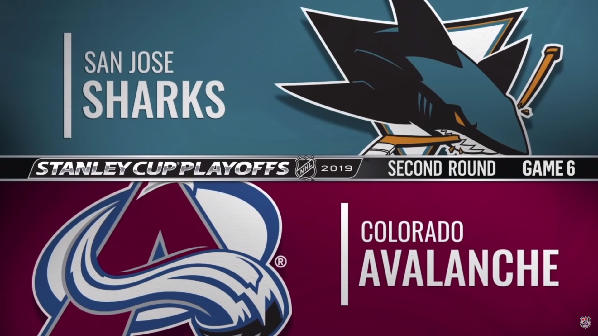 NHL 18/19, SC Round 2, Game 6: San Jose Sharks - Colorado Avalanche (06.05.2019)