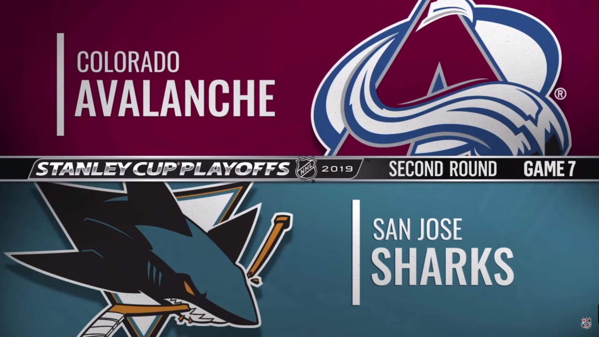 NHL 18/19, SC Round 2, Game 7: San Jose Sharks - Colorado Avalanche (08.05.2019)