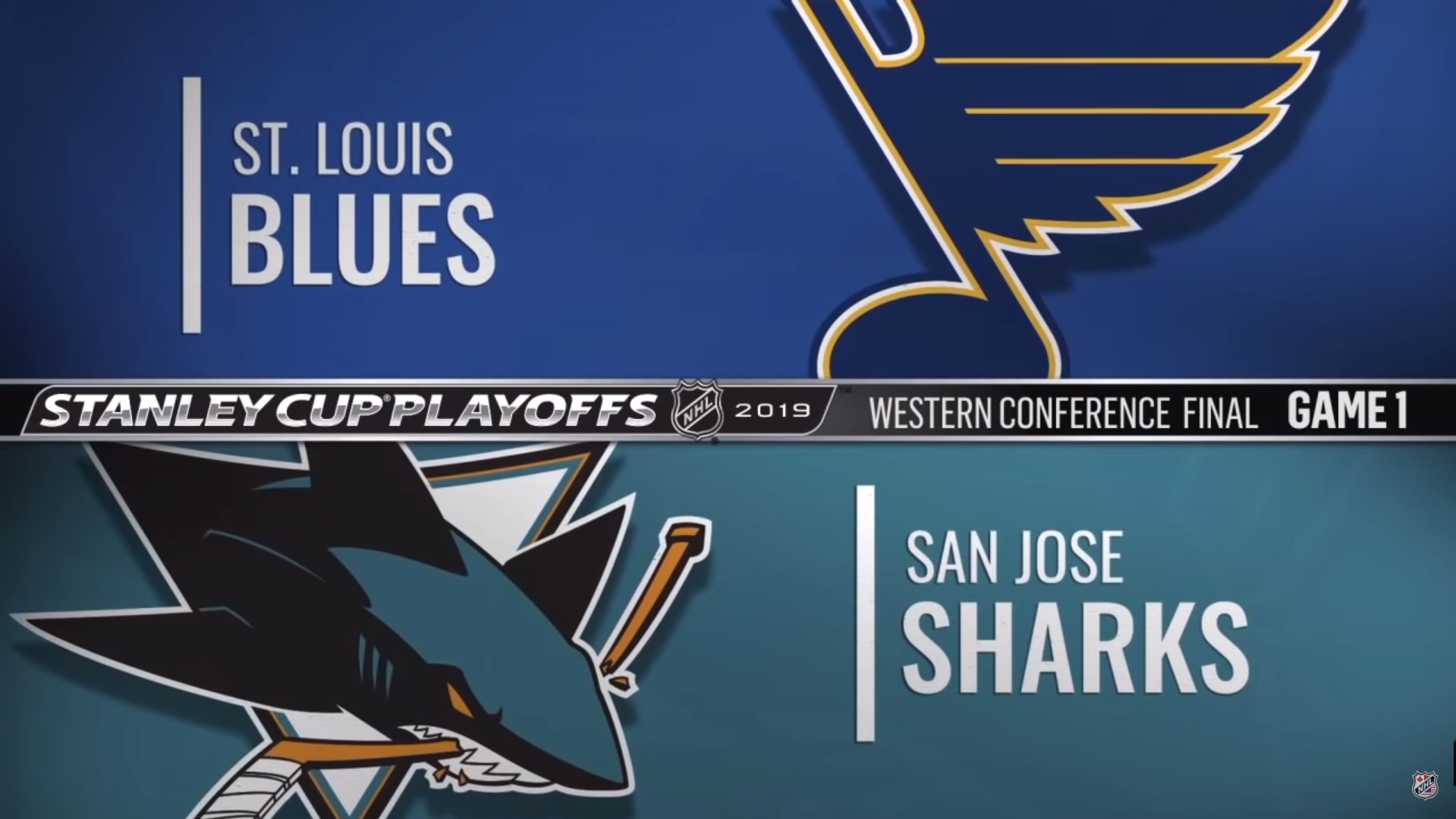 NHL 18/19, SC WC: Final, Game 2: St. Louis Blues - San Jose Sharks (13.05.2019)