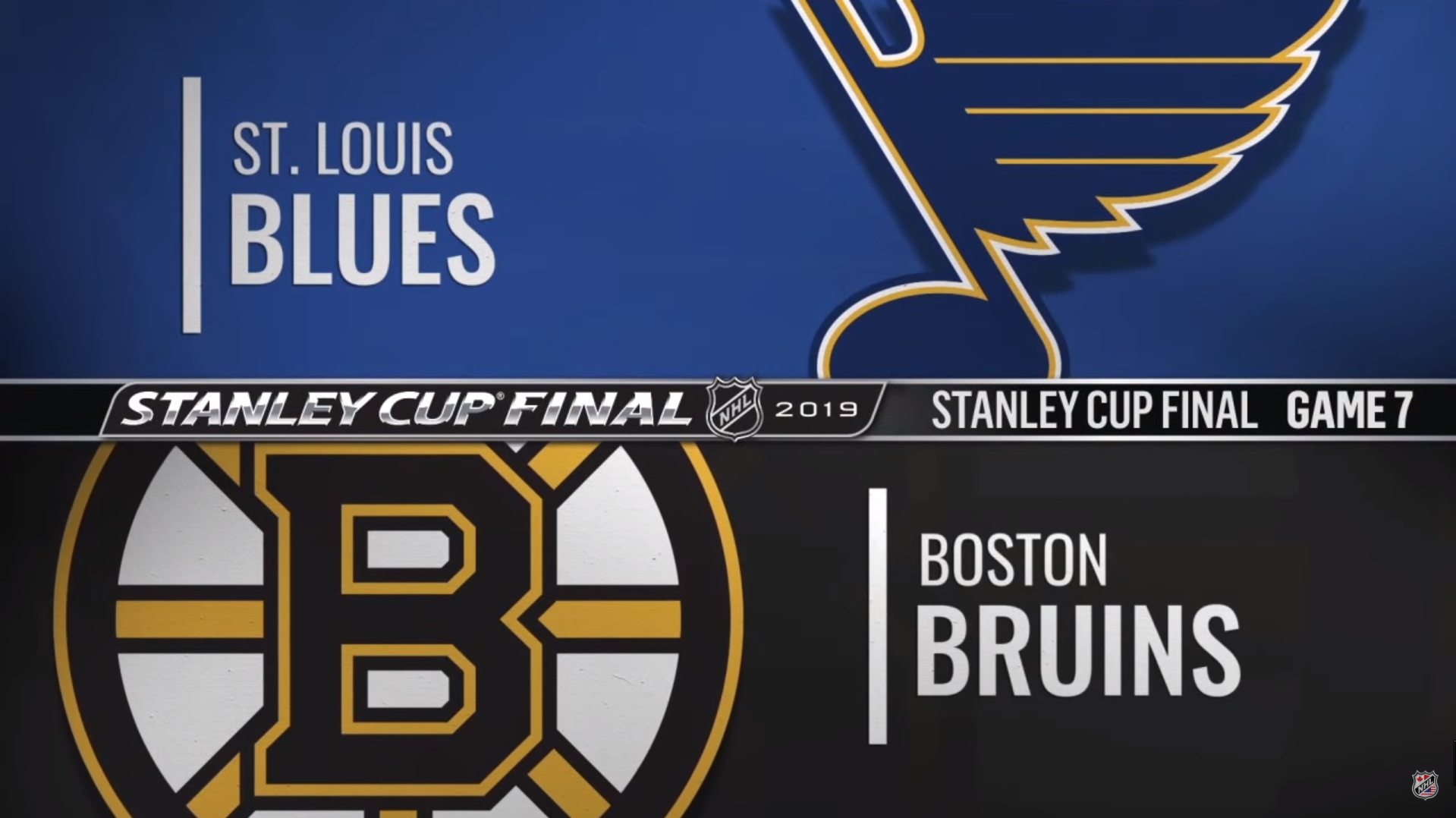 NHL 18/19, SC: Final, Game 7: St. Louis Blues - Boston Bruins (12.06.2019)