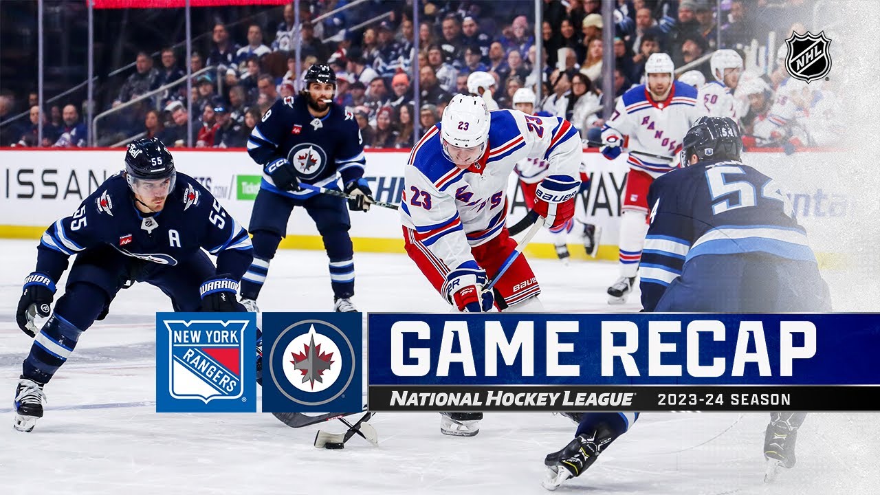Виннипег Джетс - Нью-Йорк Рейнджерс 31.10.2023 обзор матча