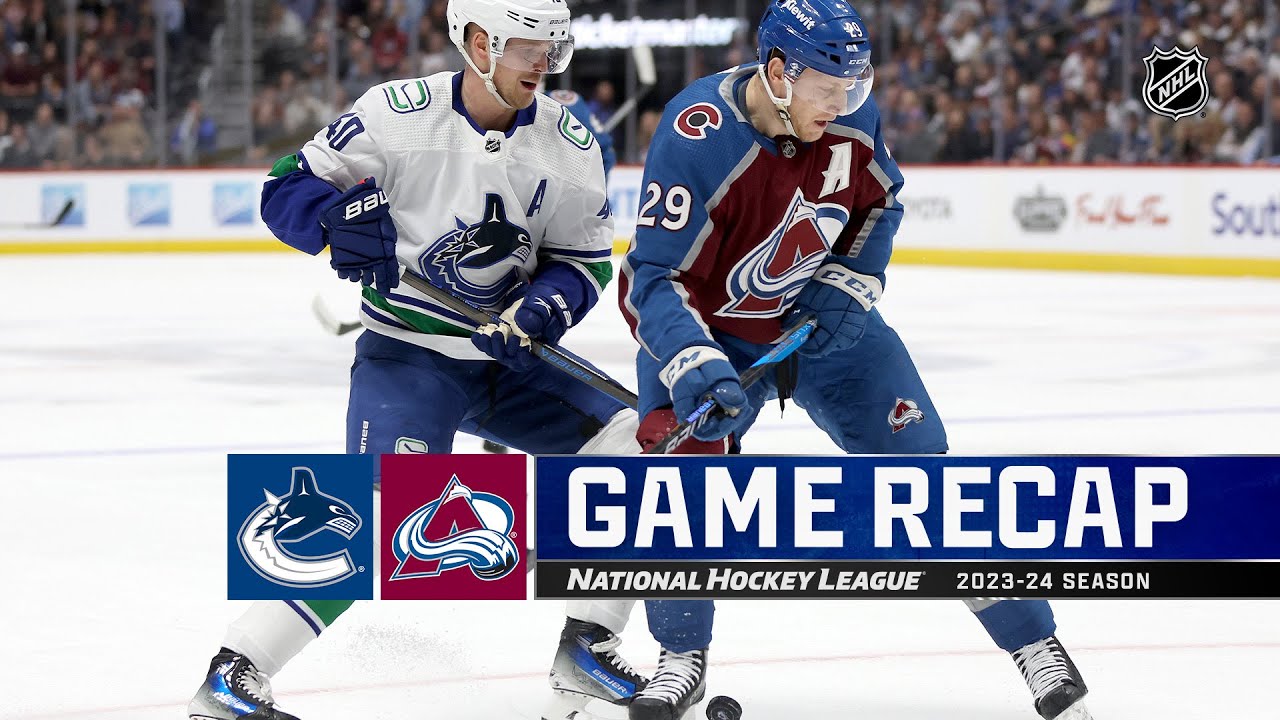 Колорадо Эвеланш - Ванкувер Кэнакс 21.02.2024 обзор матча