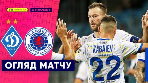 Динамо Киев - Рейнджерс 06 Августа обзор матча
