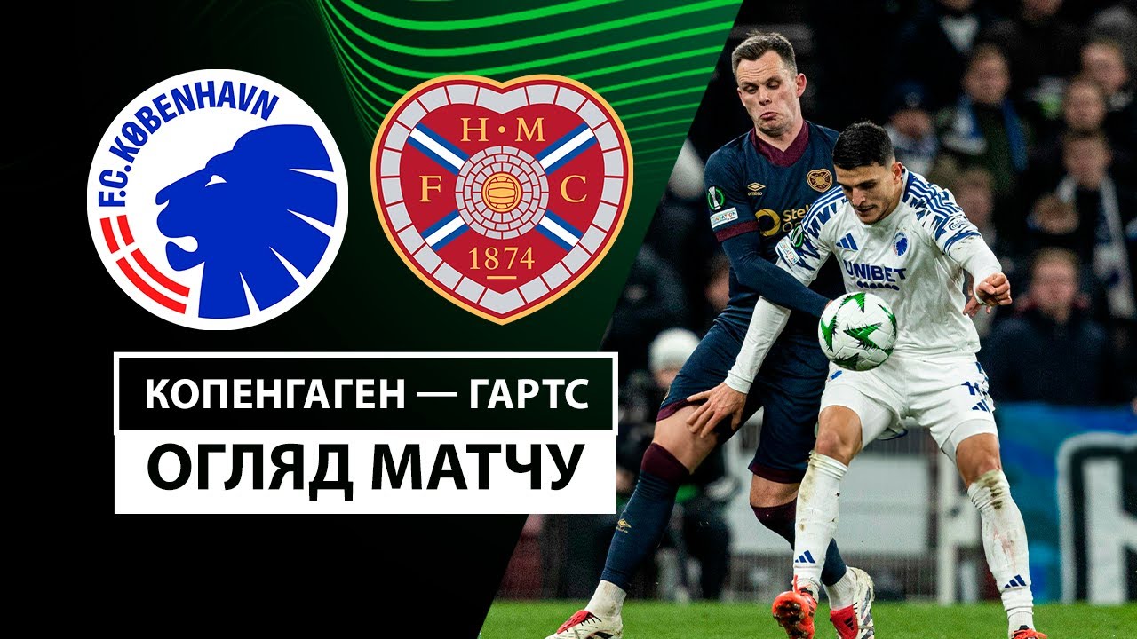Копенгаген - Хартс 12 декабря обзор матча