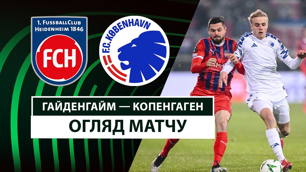 Хайденхайм - Копенгаген 20 февраля обзор матча