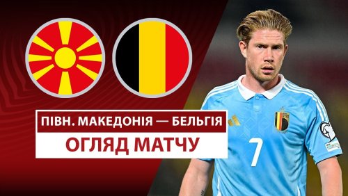 Северная Македония - Бельгия 6 июня обзор матча