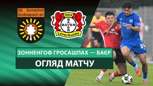 Зонненхоф Гроссаспах - Байер 15 августа обзор матча