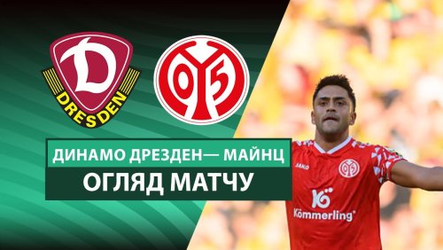 Динамо Др - Майнц 18 августа обзор матча