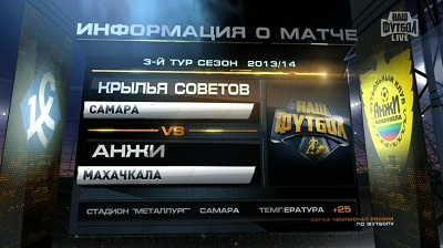 Крылья Советов - Анжи | 3-й тур | краткий видеообзор матча